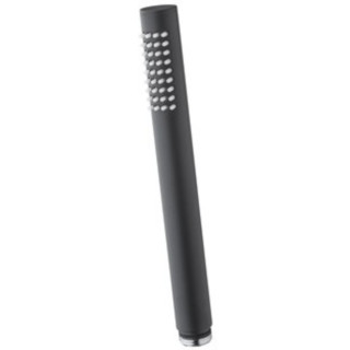 Handbrause Giulini, 1-Funktions-, rund, schwarz matt