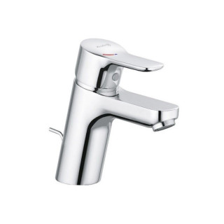 Waschtischarmatur Kludi Pure&Easy, stehend, Höhe 125mm, Set Ablauf- aus Kunststoff, Chrom