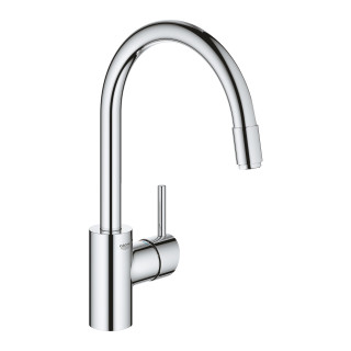 Spültischarmatur Grohe Concetto, stehend, Einhebel-, Höhe 360mm, herausziehbarer Auslauf, Chrom