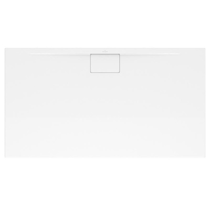 Brodzi rechteckig Villeroy&Boch Architectura MetalRim, 160x90cm, Acryl-, weiss alpin