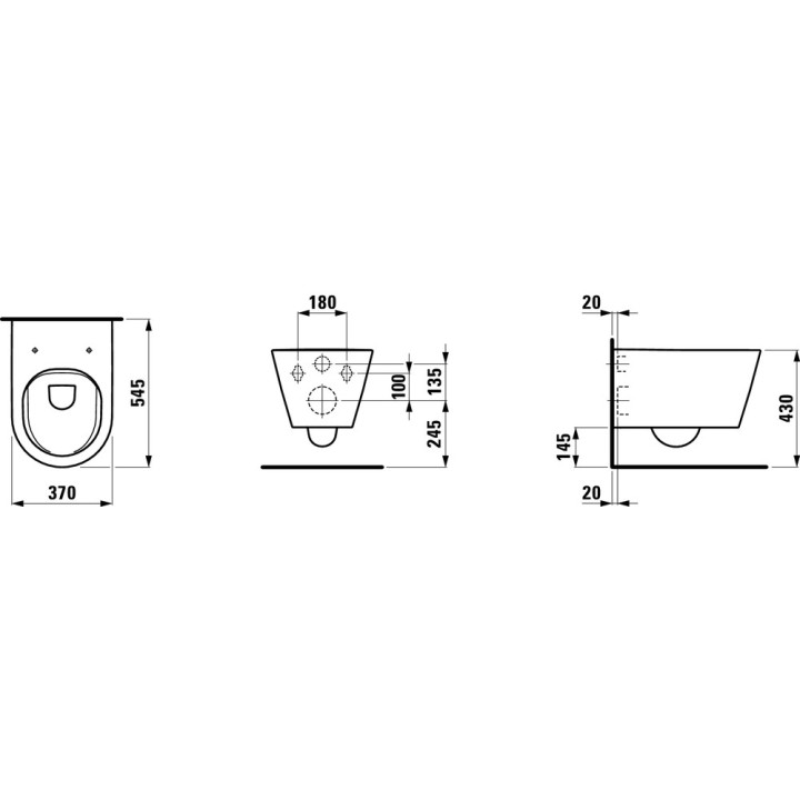 Sitz WC Laufen Kartell by Laufen, mit Softclosing, zdejmowalna, rund, weiß