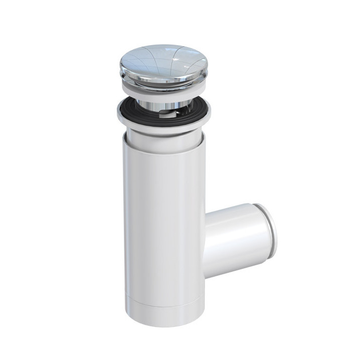 Ablaufgarnitur umywalkowy Oristo Prevex, meblowy, 5cm, weiß matt