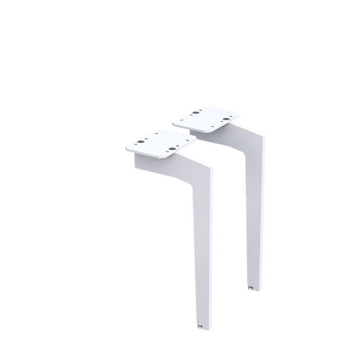 Set nóg Oristo UNI, 33cm, 2 sztuki, weiß matt
