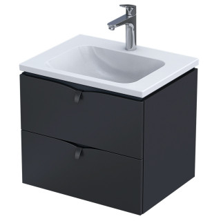 Schrank Unterbau- Oristo Siena, 60cm, dwie szuflady, polny grün matt