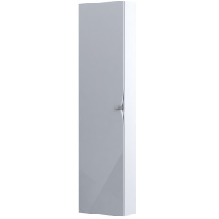 Schrank hoch boczna Oristo Siena, 35cm, jedne Tür, weiß Glanz