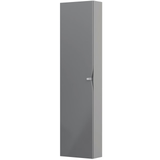 Schrank hoch boczna Oristo Siena, 40cm, jedne Tür, weiß Glanz