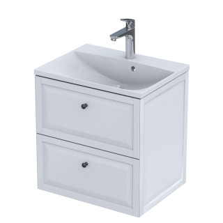 Schrank Unterbau- Oristo Montebianco, 50cm, jedna szuflada, weiß matt
