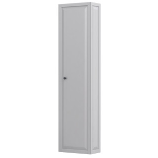 Schrank hoch boczna Oristo Montebianco, 40cm, jedne Tür, weiß matt