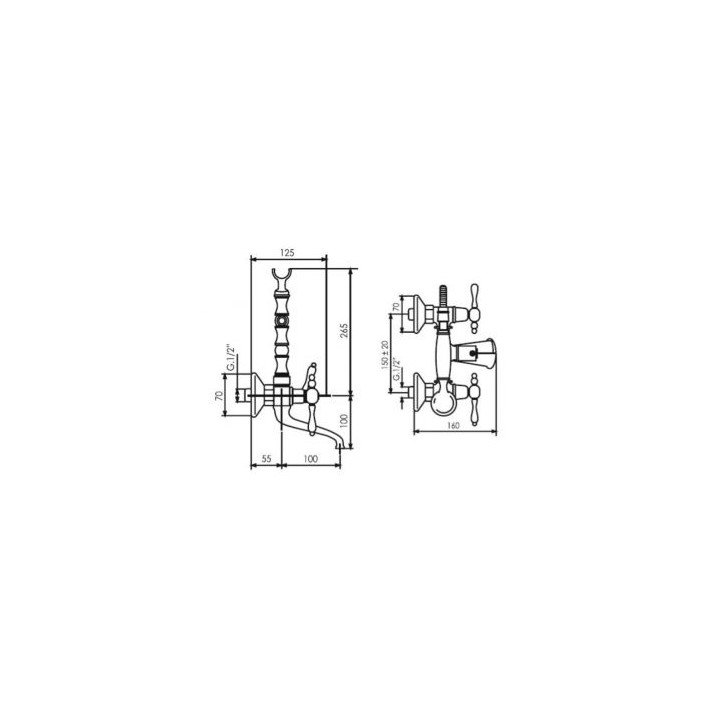 Bateria wannowa Giulini G. Praga - sanitbuy.pl