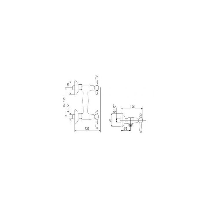 Bateria natryskowa Giulini G. Praga- sanitbuy.pl