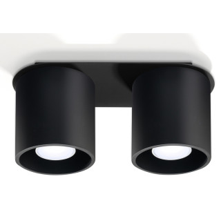Lampa hängend Sollux Ligthing Orbis 1, 10cm, rund, GU10 1x40W, schwarz