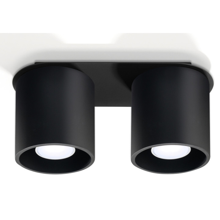 Lampa hängend Sollux Ligthing Orbis 1, 10cm, rund, GU10 1x40W, schwarz