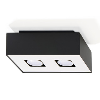 Plafon Sollux Ligthing Mono 2, 24x14cm, rechteckig GU10 2x40W, weiß