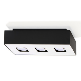 Plafon Sollux Ligthing Mono 3, 34x14cm, rechteckig, GU10 3x40W, weiß