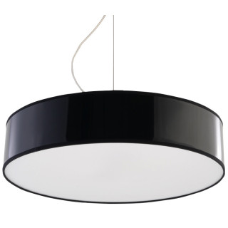 Lampa hängend Sollux Ligthing Arena 35, rund, 35cm, E27 2x60W, schwarz