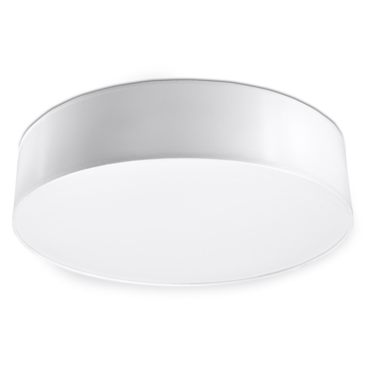 Plafon Sollux Ligthing Arena 45, rund, 45cm, E27 3x60W, szary