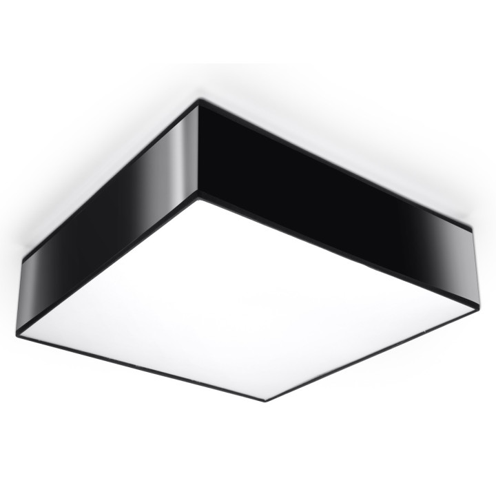 Lampa hängend Sollux Ligthing Horus 45, quadratisch, 45cm, E27 2x60W, schwarz