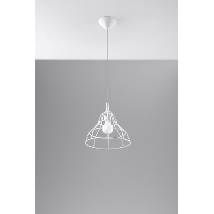 Plafon Sollux Ligthing Horus 25, quadratisch, 25cm, E27 1x60W, weiß