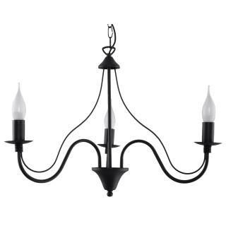 Żyrandol Sollux Ligthing Minerwa 3, 60cm, E14 3x40W, weiß