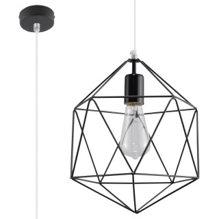 Lampa hängend Sollux Ligthing Gaspere, 25cm, E27 1x60W, weiß