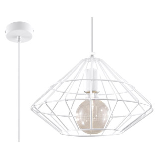Lampa hängend Sollux Ligthing Umberto, 33cm, E27 1x60W, miedź
