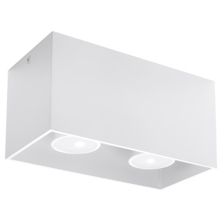 Wandleuchte Sollux Ligthing Frost, 42cm, G9 2x40W, weiß
