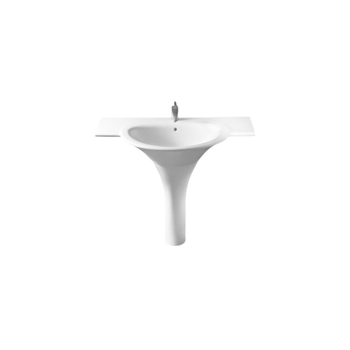 Umywalka Hatria Sculture YR38 z blatem 110x59 cm i postument YR39- sanitbuy.pl