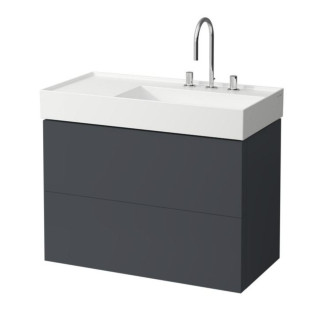 Wandspiegel Kartell by Laufen, Beleuchtung LED, 78cm, okrągłe, pomarańczowy