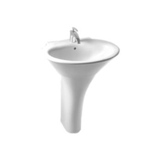 Umywalka Hatria Sculture Y0LZ 65x58 cm i postument YR39- sanitbuy.pl