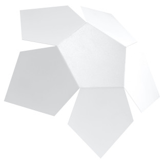 Wandleuchte Sollux Ligthing Solido, 24x27cm, 2xG9 LED 4,5W, weiß