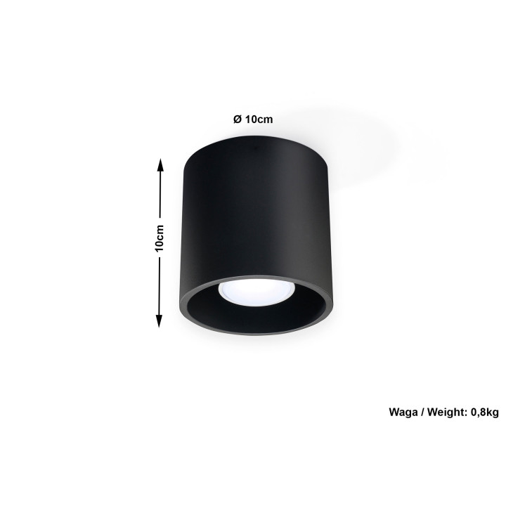 Wandleuchte Keramik Sollux Ligthing Vega, 32cm, E27 1x60W, weiß