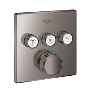 Armatur thermostatisch Grohe Grohtherm SmartControl, 3-Empfänger wody, brushed warm sunset