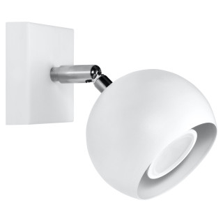 Plafon Sollux Ligthing Lagos, 6x30cm, 1xGU10 LED 6W, schwarz