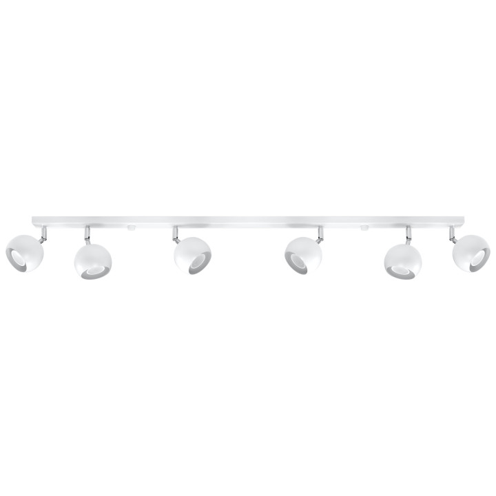 Plafon Sollux Ligthing Oculare 4L, 10x80cm, 4xGU10 LED 6W, weiß