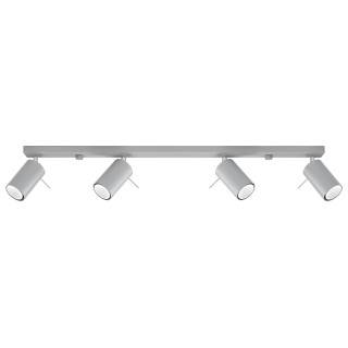 Plafon Sollux Ligthing Ring 4, 25x25cm, 4xGU10 LED 6W, szary