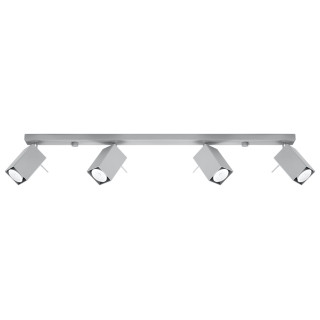 Plafon Sollux Ligthing Merida 4L, 8x80cm, 4xGU10 LED 6W, schwarz