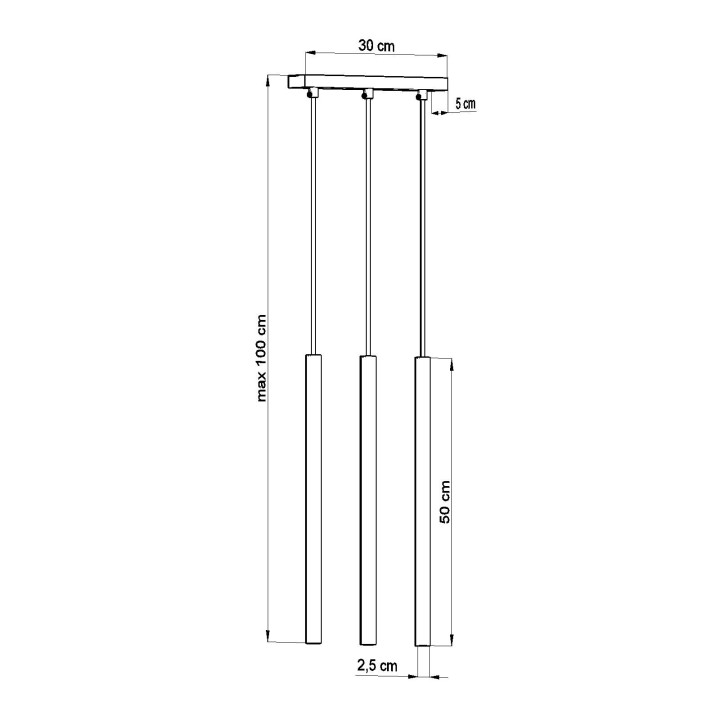 Lampa hängend Sollux Ligthing Pastelo 1, 1xG9 LED 4,5W, weiß