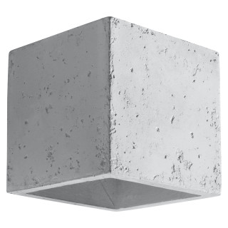 Wandleuchte Sollux Ligthing Orbis, 12cm, beton, rund, 1xG9 LED 4,5W, szary