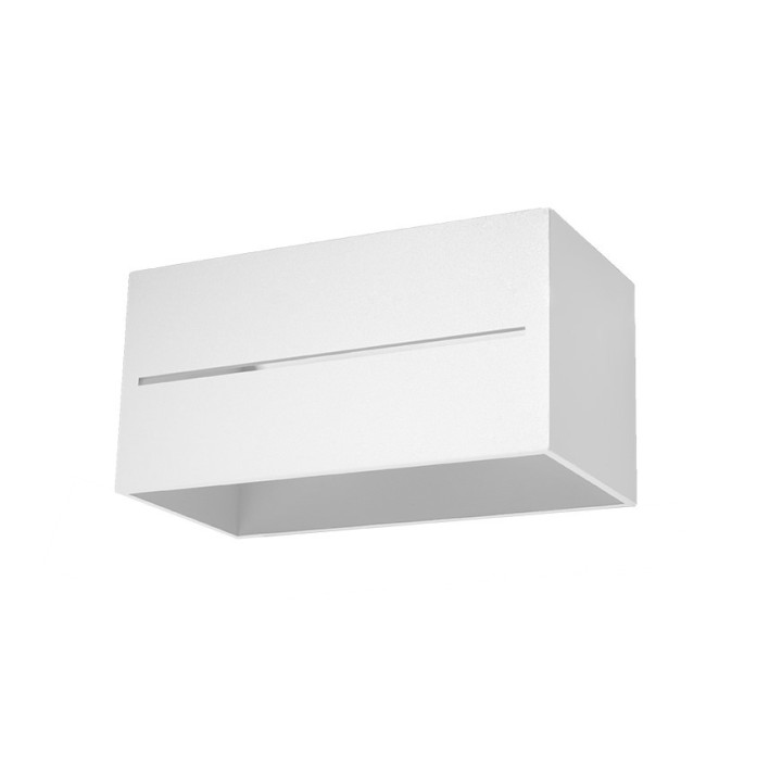 Wandleuchte Sollux Lighting Quad Maxi, 20x12cm, 2xG9 40W, weiß