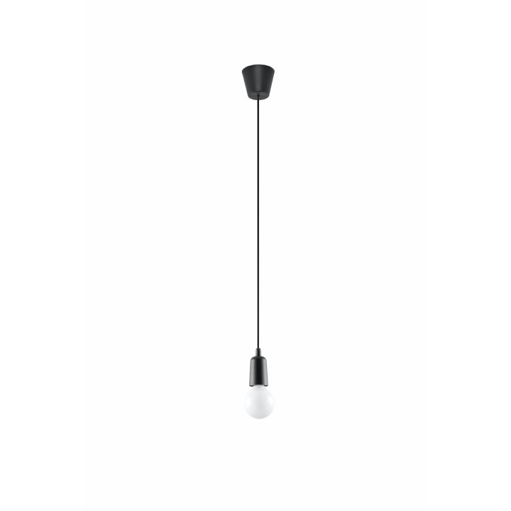 Lampa hängend Sollux Ligthing Diego 1, 9cm, 1xE27 60W, weiß