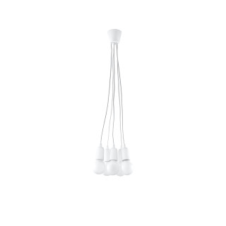 Lampa hängend Sollux Ligthing Diego 3, 16cm, 3xE27 60W, weiß