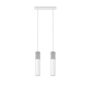Lampa hängend Sollux Ligthing Borgio 1, 8cm, GU10 1x40W, weiß/beton