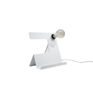 Lampa hängend Sollux Ligthing Tulip, 25cm, E27 1x60W, weiß