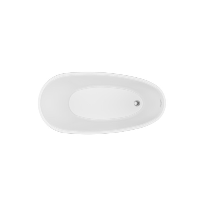 Badewanne freistehend Excellent Olia 2.0, 150x73cm, oval, Acryl-, weiß