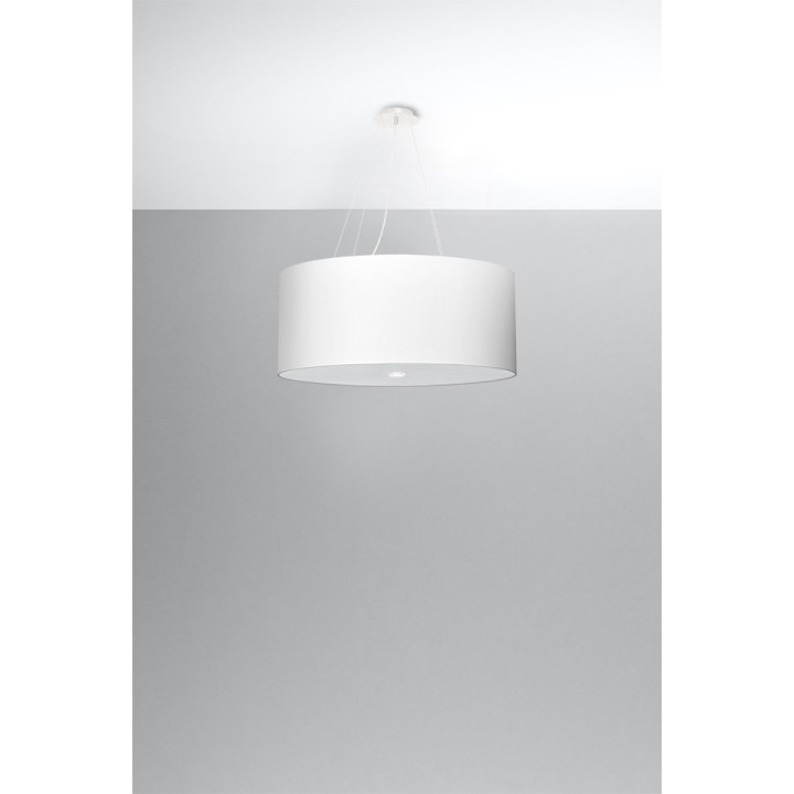 Żyrandol Sollux Ligthing Otto 50, rund, 50x50cm, E27 5x60W, weiß