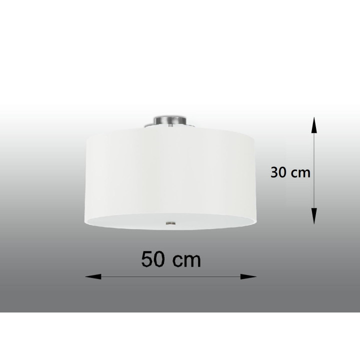 Żyrandol Sollux Ligthing Otto 70, rund, 70x70cm, E27 6x60W, weiß