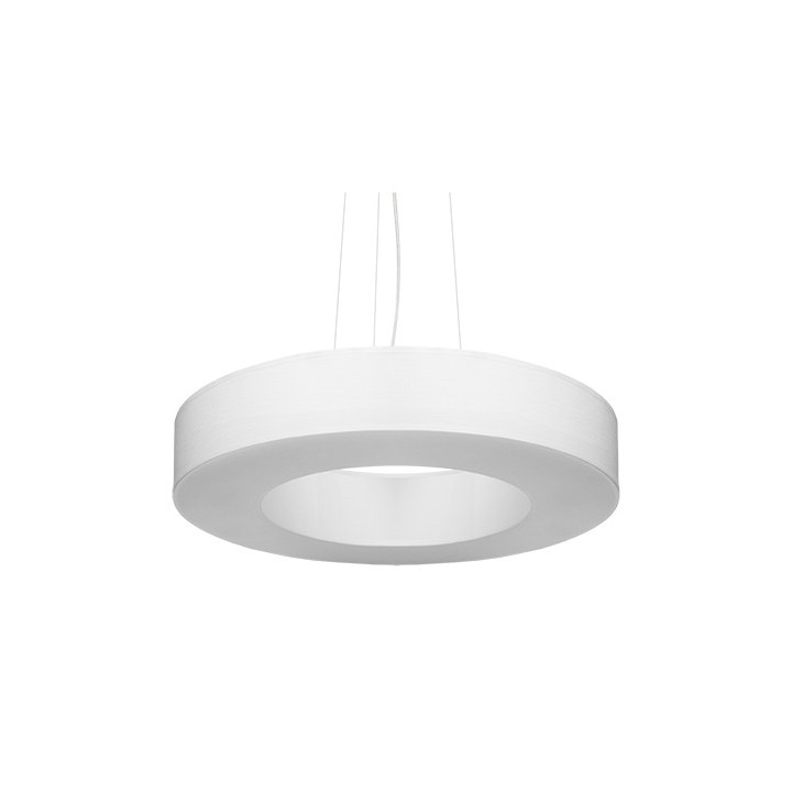 Żyrandol Sollux Ligthing Saturno 50, rund, 50x50cm, E27 5x60W, weiß