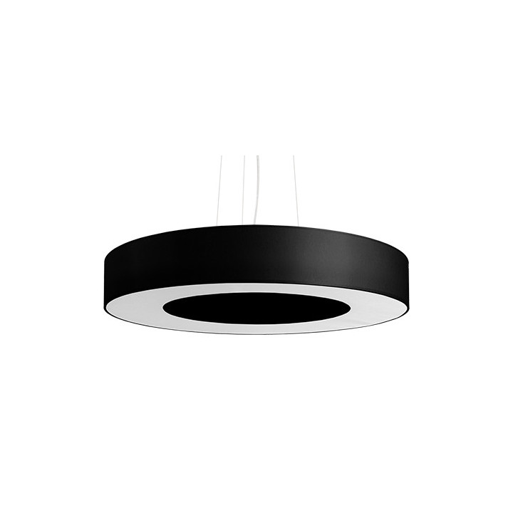 Żyrandol Sollux Ligthing Saturno 50 Slim, rund, 50x50cm, E27 5x60W, weiß