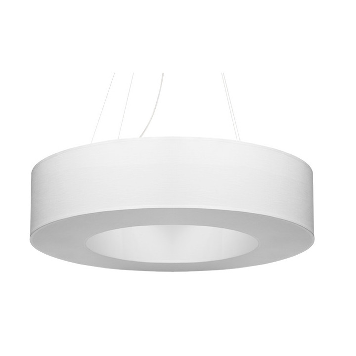 Żyrandol Sollux Ligthing Saturno 50, rund, 50x50cm, E27 5x60W, weiß