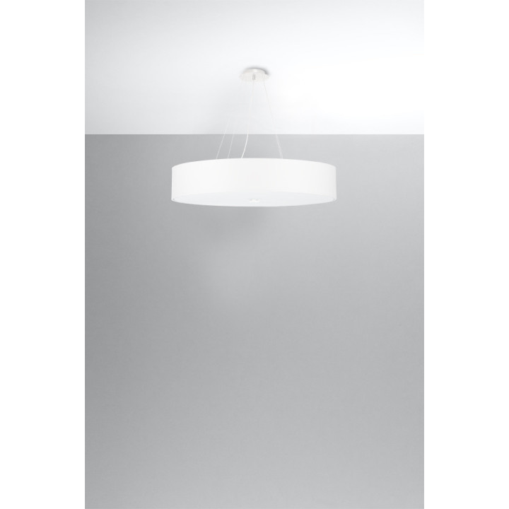 Żyrandol Sollux Ligthing Skala 60, rund, 60x60cm, E27 5x60W, weiß